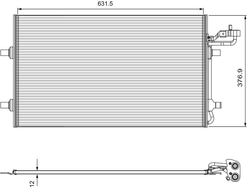 VALEO Condensor, airconditioning (814324)