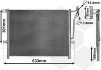 VAN WEZEL Condensor, airconditioning (06005203)