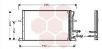 VAN WEZEL Condensor, airconditioning (18005227)
