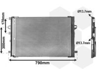 VAN WEZEL Condensor, airconditioning (30015701)