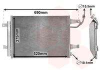 VAN WEZEL Condensor, airconditioning (32005177)