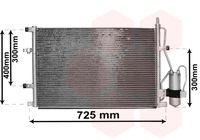 VAN WEZEL Condensor, airconditioning (59015107)