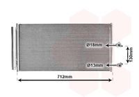 VAN WEZEL Condensor, airconditioning (59015702)