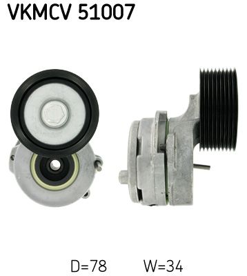 SKF Waterpomp + distributieriem set (VKMC 03264)