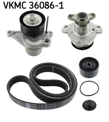 SKF Waterpomp + Multi V-riemset (VKMC 36086-1)