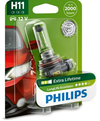 PHILIPS Gloeilamp, koplamp LongLife EcoVision (12362LLECOB1)