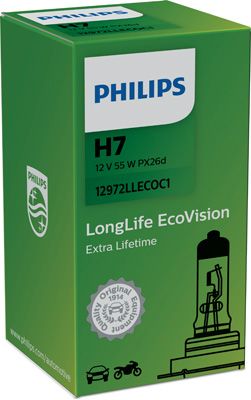 PHILIPS Gloeilamp, koplamp LongLife EcoVision (12972LLECOC1)