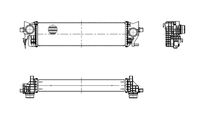NRF Intercooler, inlaatluchtkoeler (309112)