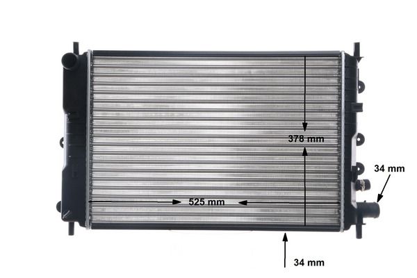 MAHLE Condensor, airconditioning BEHR (AC 751 000S)