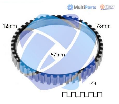 Multiparts Sensorring, ABS (26-080005)
