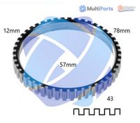 Multiparts Sensorring, ABS (26-080005)