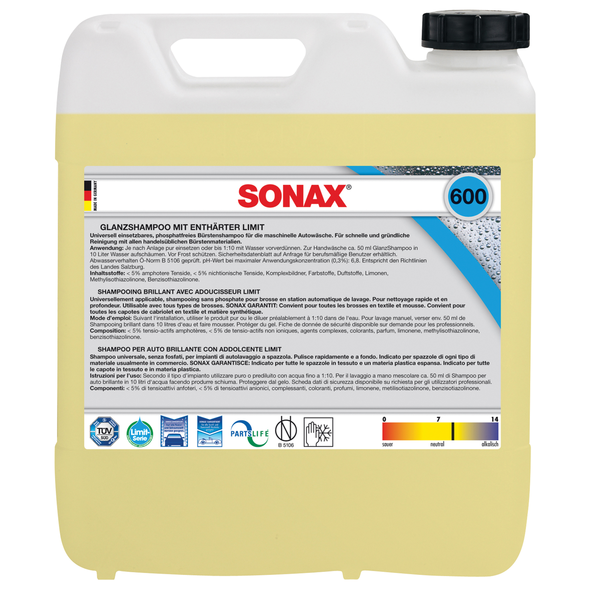 Sonax 06006000 Glansshampoo 10L (1837826)