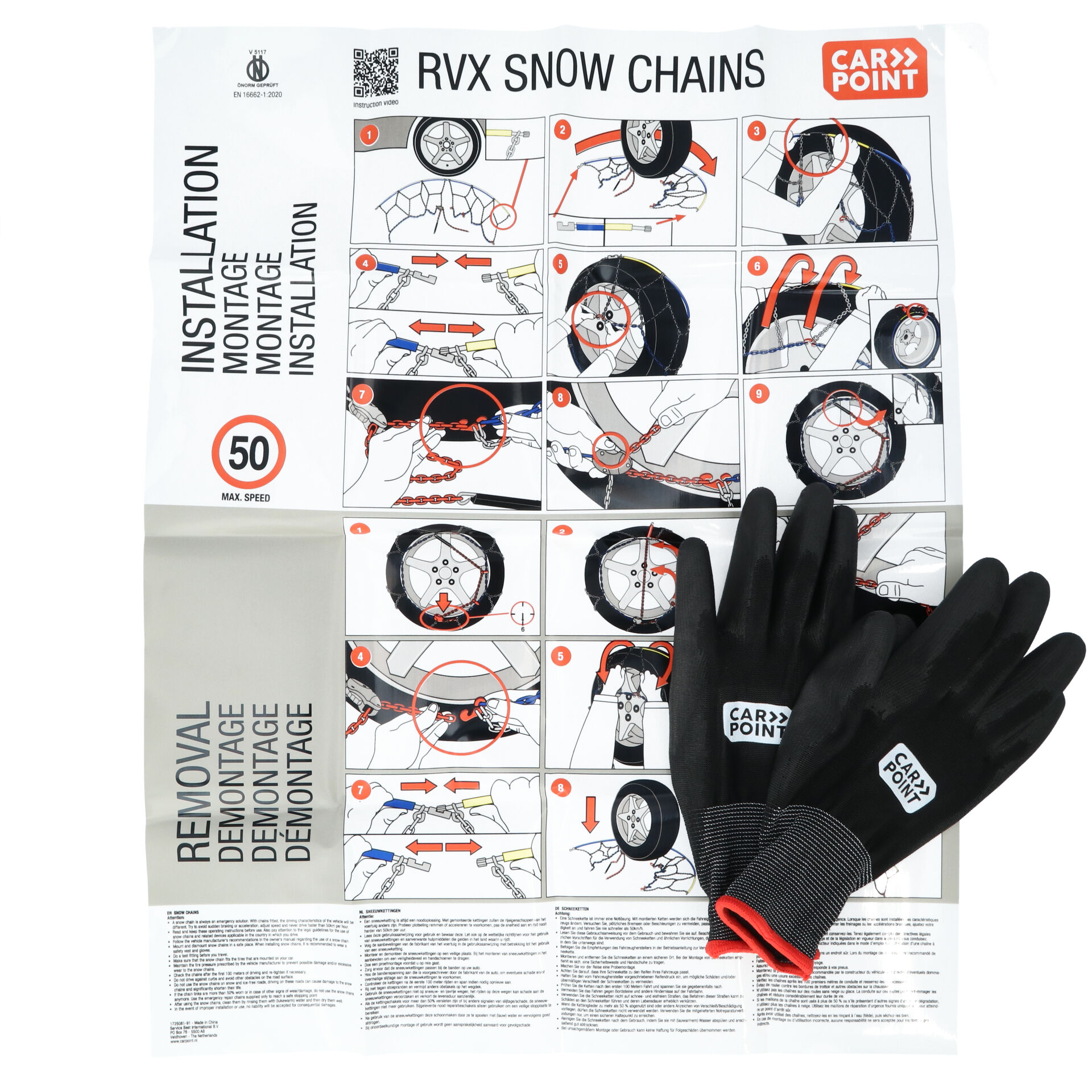 Carpoint Sneeuwkettingen RVX-235 16mm (1725083)