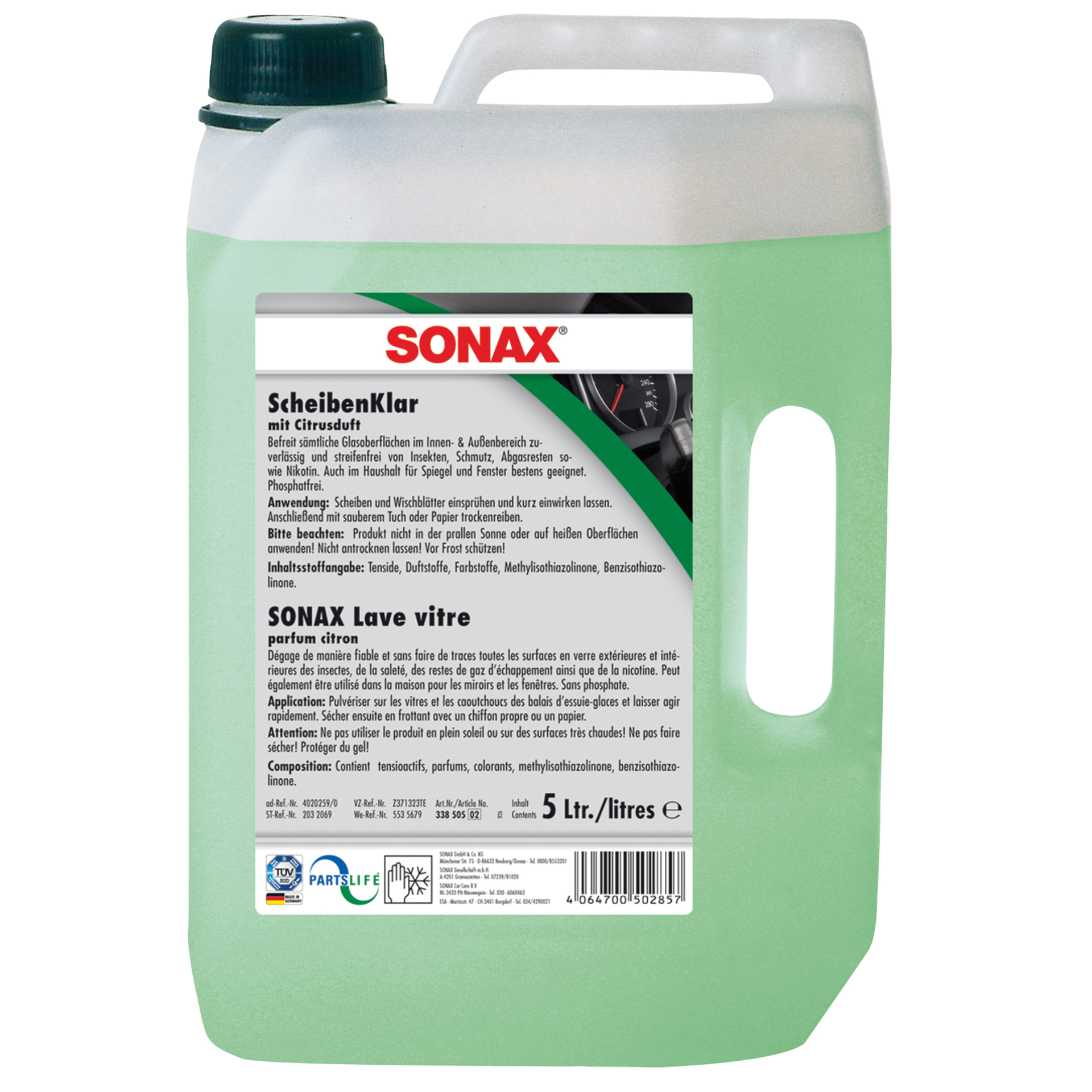 Sonax 03385050 Ruitenreiniger 5L (1837808)