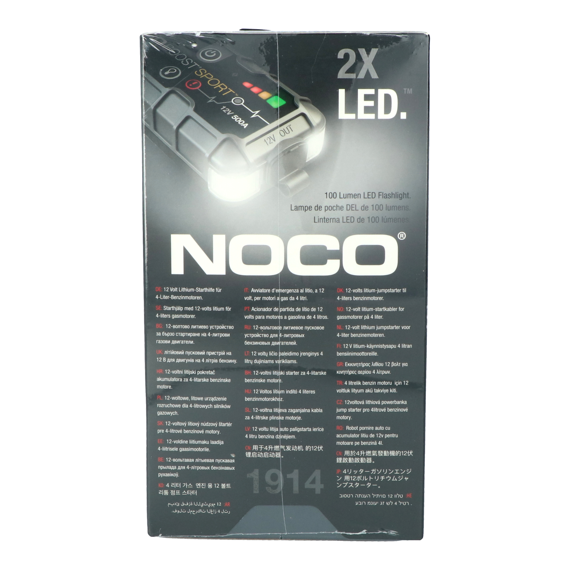Noco Lithium Jump Starter Boost Sport GB20 500A (0180001)